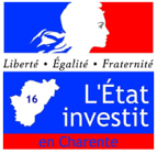 Logo l'État investit en Charente